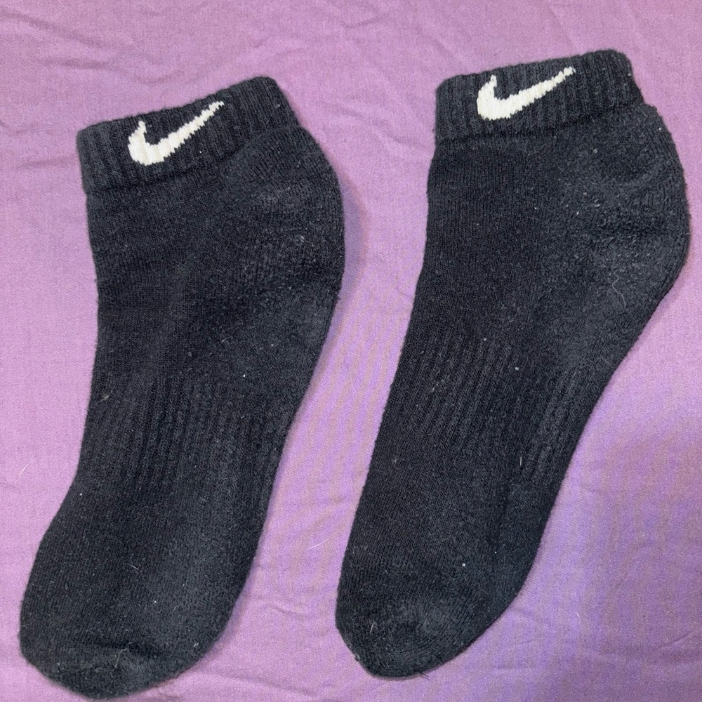 Nike Black Low-Cut Athletic Socks